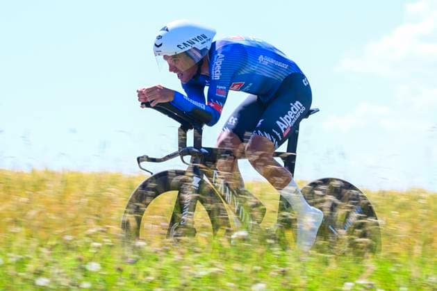Tour de Suisse 2026 Stage 4 AARBURG, SWITZERLAND - JUNE 20 : Dillier Silvan (SUI) of Alpecin Premier Tech in action during stage 4 of the 89th edition of Tour de Suisse an UCI World Tour 2.UWT Individual Time Trial stage for Men Elite of 23.8 km with start in Aarburg and finish in Aarburg on June 20, 2026 in Aarburg, Switzerland, 20 06 2026 ( Motordriver Guy De Vuyst - Aarburg Switzerland  Copyright: xVincentxKalutx