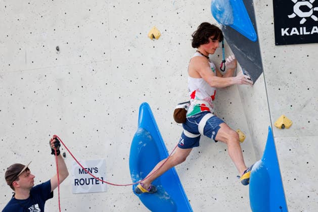CLIMBING - World Climbing Series INNSBRUCK,AUSTRIA,20.JUN.26 - CLIMBING - World Climbing Series, lead. Image shows Andrea Ludovico Chelleris (ITA).  GEPAxpictures xMarkoxVulic