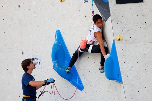 CLIMBING - World Climbing Series INNSBRUCK,AUSTRIA,20.JUN.26 - CLIMBING - World Climbing Series, lead. Image shows Raviandi Ramadhan (INA).  GEPAxpictures xMarkoxVulic
