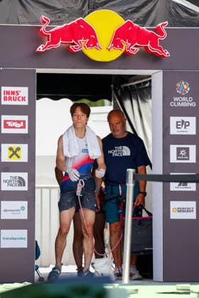 CLIMBING - World Climbing Series INNSBRUCK,AUSTRIA,20.JUN.26 - CLIMBING - World Climbing Series, lead. Image shows Hyunseung Noh (KOR).  GEPAxpictures xMarkoxVulic
