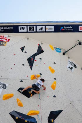 CLIMBING - World Climbing Series INNSBRUCK,AUSTRIA,20.JUN.26 - CLIMBING - World Climbing Series, lead. Image shows Hyunseung Noh (KOR).  GEPAxpictures xMarkoxVulic
