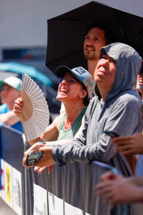CLIMBING - World Climbing Series INNSBRUCK,AUSTRIA,20.JUN.26 - CLIMBING - World Climbing Series, lead. Image shows fans of the event.  GEPAxpictures xMarkoxVulic