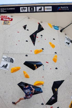 CLIMBING - World Climbing Series INNSBRUCK,AUSTRIA,20.JUN.26 - CLIMBING - World Climbing Series, lead. Image shows Ao Yurikusa (JPN).  GEPAxpictures xMarkoxVulic