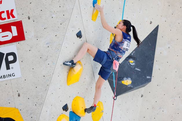 CLIMBING - World Climbing Series INNSBRUCK,AUSTRIA,20.JUN.26 - CLIMBING - World Climbing Series, lead. Image shows Hana Koike (JPN).  GEPAxpictures xMarkoxVulic