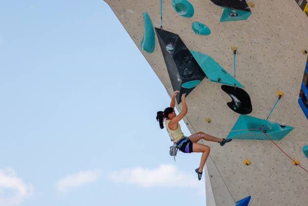 CLIMBING - World Climbing Series INNSBRUCK,AUSTRIA,20.JUN.26 - CLIMBING - World Climbing Series, lead. Image shows Saray Garcia (COL).  GEPAxpictures xMarkoxVulic