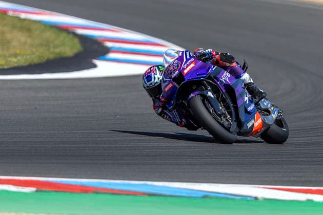 MotoGP of Czechia - Sprint & Qualifying Number 43 Prima Pramac Yamaha MotoGP rider Jack Miller during qualifying at the 2026 MotoGP Grand Prix of Czechia. Brno Brno Czech Republic  Copyright: xStephenxBlackberryx originalFilename:blackberry-2026moto260620_npKqV.jpg