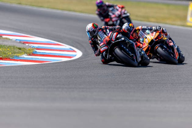 MotoGP of Czechia - Sprint & Qualifying Number 72 Aprilia Racing rider Marco Bezzecchi during qualifying at the 2026 MotoGP Grand Prix of Czechia. Brno Brno Czech Republic  Copyright: xStephenxBlackberryx originalFilename:blackberry-2026moto260620_np2X2.jpg