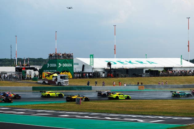 DTM, 5. + 6. Rennen DEKRA Lausitzring 2026 91 Porsche 911 GT3 R (992), Manthey: Thomas Preining, 63 Lamborghini Temerario GT3, GRT Grasser-Racing-Team: Mirko Bortolotti- picture by Gruppe C Photography Schipkau DEKRA Lausitzring Brandenburg Germany Copyright: xGruppexCxPhotographyx