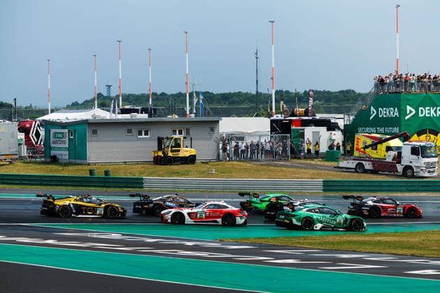 DTM, 5. + 6. Rennen DEKRA Lausitzring 2026 11 BMW M4 GT3 Evo, Schubert Motorsport: Marco Wittmann, 19 Lamborghini Temerario GT3, GRT Grasser-Racing-Team: Maximilian Paul, 29 Porsche 911 GT3 R (992), Land Motorsport: Bastian Buus- picture by Gruppe C Photography Schipkau DEKRA Lausitzring Brandenburg Germany Copyright: xGruppexCxPhotographyx