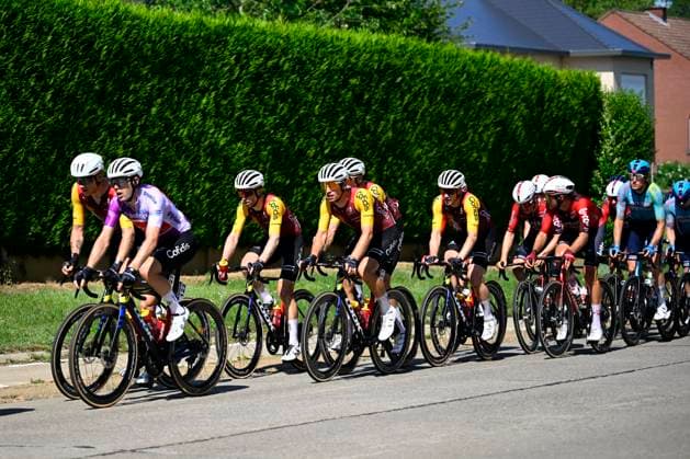 Baloise Belgium Tour 2026 Stage 4 AARSCHOT, BELGIUM - JUNE 20 : Team Cofidis in action during stage 4 of the 95th edition of Baloise Tour of Belgium an UCI ProSeries 2.Pro cycling road race stage for Men Elite of 183.5 km with start in Begijnendijk and finish in Aarschot on June 20, 2026 in Aarschot, Belgium, 20 06 2026 ( Motordriver Stephan Boone - Aarschot Belgium  Copyright: xTomasxSiskx