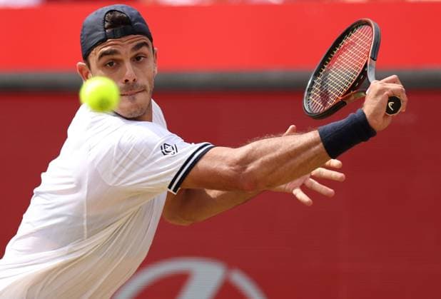 Francisco Cerundolo of Argentina in action HSBC Queen s Club Championships, Day Fifteen, Tennis, Queen s Club, West Kensington, London, UK - 20 Jun 2026London Queen s Club United Kingdom  Copyright: xEllaxLing Shutterstockx 16929307v