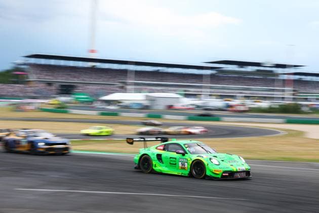 90 Ricardo Feller (CH Manthey), Porsche 911 GT3 R Evo, action photo taken at Hoch Zwei, Klettwitz, Germany,detected_source_language