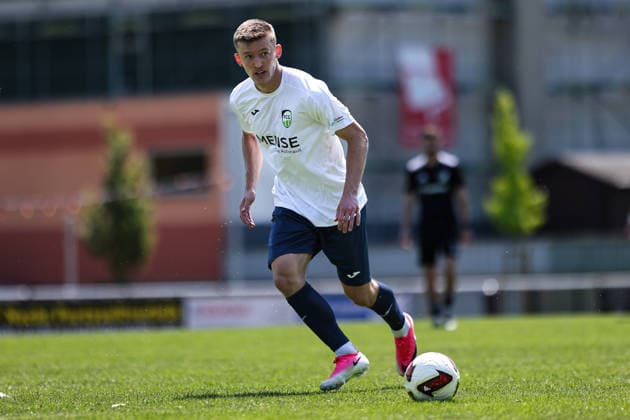 2026.06.20, xkwix, Fußball, Testspiel, SC Spelle-Venhaus - FC Gütersloh, Arena am Stuckenberg, Saison 2026 2027: Aleksandar Kandic (FC Gütersloh 27) DFB regulations prohibit any use of photographs as image sequences and or quasi-video. Photo: xKamilxWilkowskixPressefotoKochx Niedersachsen Deutschland *** June 20, 2026, xkwix, soccer, friendly match, SC Spelle Venhaus vs. FC Gütersloh, Arena am Stuckenberg, 2026–2027 season, Aleksandar Kandic, FC Gütersloh 27. DFB regulations prohibit any use of photographs as image sequences and or quasi-video. Photo