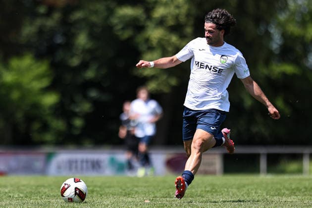 June 20, 2026, xkwix, soccer, friendly match, SC Spelle Venhaus vs. FC Gütersloh, Arena am Stuckenberg, 2026–2027 season, Paolo Maiella, FC Gütersloh 9. DFB regulations prohibit any use of photographs as image sequences and or quasi-video. Photo