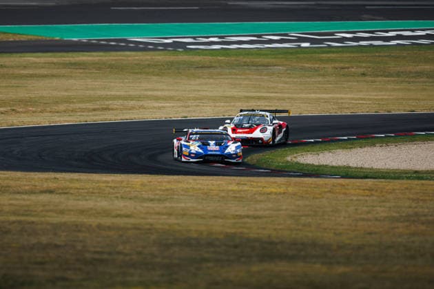 ADAC GT Masters, 5. + 6. Rennen DEKRA Lausitzring 2026 63 Lamborghini Huracan GT3 EVO 2, LIQUI MOLY Team Engstler Motorsport: Finn Zulauf, Felix Hirsiger, 41 Porsche 911 GT3 R (992), razoon - more than racing: Colin Bönighausen, Leo Pichler - picture by Gruppe C Photography Schipkau DEKRA Lausitzring Brandenburg Germany Copyright: xGruppexCxPhotographyx