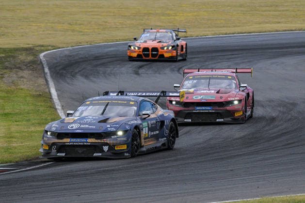 ADAC GT Masters, Dekra Lausitzring 2026 20.06.2026 ab 9.00 Uhr Schipkau OT Klettwitz, Dekra Lausitzring Im Foto: 02 Niklas Kalus (GER) Kiano Blum (AUT) Haupt Racing Team, 02 Niklas Kalus (GER) Kiano Blum (AUT) Haupt Racing Team, 11 Tim Zimmermann (GER),Leyton Fourie (RSA) FK Performance Motorsport ADAC GT Masters, Dekra Lausitzring 2026 Schipkau OT Klettwitz Brandenburg Deutschland *** ADAC GT Masters, Dekra Lausitzring 2026, June 20, 2026, starting at 9 Copyright: xEHLxMedia MichelxKöhlerx 20262006-GT Masters-1 Rennen-Dekra-Lausitzring_034
