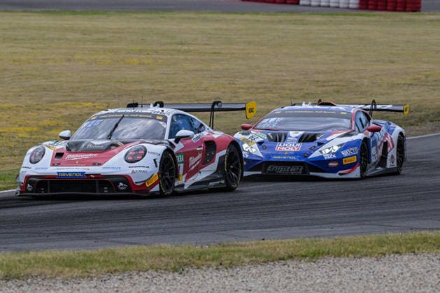 ADAC GT Masters, Dekra Lausitzring 2026 20.06.2026 ab 9.00 Uhr Schipkau OT Klettwitz, Dekra Lausitzring Im Foto: 163 James Southern (USA),Jonas Karklys (LTU) LIQUI MOLY Team Engstler, 41 Colin Bönighausen (GER),Leon Pichler (AUT) Razoon more than Racing ADAC GT Masters, Dekra Lausitzring 2026 Schipkau OT Klettwitz Brandenburg Deutschland *** ADAC GT Masters, Dekra Lausitzring 2026, June 20, 2026, starting at 9 Copyright: xEHLxMedia MichelxKöhlerx 20262006-GT Masters-1 Rennen-Dekra-Lausitzring_039