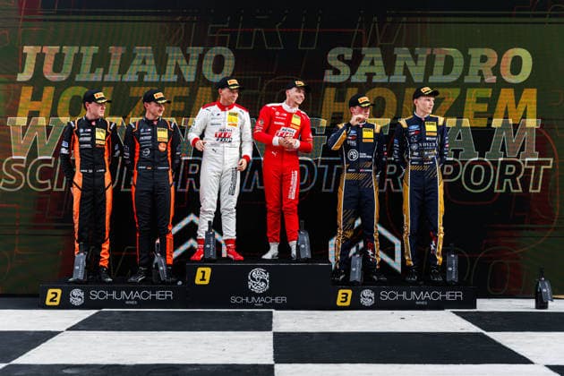 ADAC GT Masters, 5. + 6. Rennen DEKRA Lausitzring 2026 56 BMW M4 GT3 Evo, Schubert Motorsport: Juliano Holzem, Sandro Holzem - picture by Gruppe C Photography Schipkau Lausitzring Brandenburg Deutschland Copyright: xGruppexCxPhotographyx