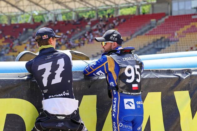 20.06.2026 WROCLAW (POLAND) - STADION OLIMPIJSKI, ZUZEL (SPEEDWAY), INDYWIDUALNE MISTRZOSTWA SWIATA (FIM SPEEDWAY World Championship, WM, Weltmeisterschaft GRAND PRIX 2026) - DEWALT FIM SPEEDWAY GRAND PRIX OF POLAND - WROCLAW KWALIFIKACJE NZ MACIEJ JANOWSKI I BARTOSZ ZMARZLIK FOTO PAWEL WILCZYNSKI CYFRASPORT NEWSPIX.PL --- newspix.pl POLAND OUT! 