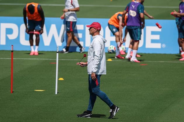 FIFA World Cup, WM, Weltmeisterschaft, Fussball 2026 - Portugal training Portugal s national soccer head coach Roberto Martinez leads a training session of the team, in Palm Beach, Florida, USA, 20 June 2026. Palm Beach Florida United States  Copyright: xMIGUELxA.xLOPESx