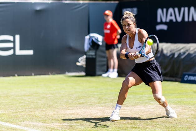 BAD HOMBURG, GERMANY - JUNE 20: Renata Zarazua (MEX) during the Bad Homburg Open powered by Solarwatt Singles match between Renata Zarazua (MEX) vs Mariella Thamm (GER) at Kurpark Bad Homburg on June 20, 2026 in Bad Homburg, Germany. Hessen Germany Copyright: xSteffiexWunderlx