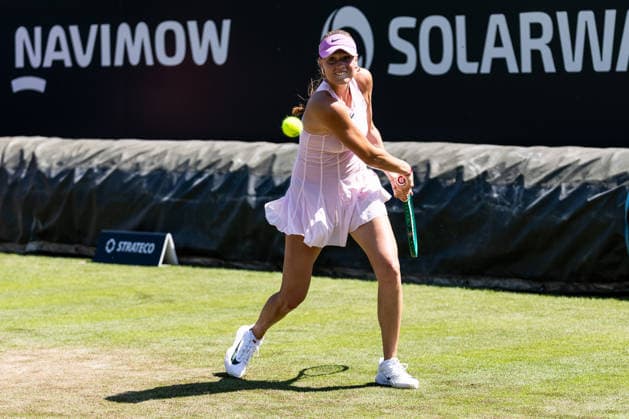 BAD HOMBURG, GERMANY - JUNE 20: Mariella Thamm (GER) during the Bad Homburg Open powered by Solarwatt Singles match between Renata Zarazua (MEX) vs Mariella Thamm (GER) at Kurpark Bad Homburg on June 20, 2026 in Bad Homburg, Germany. Hessen Germany Copyright: xSteffiexWunderlx