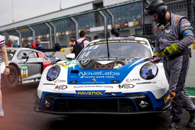 ADAC GT Masters, 5. + 6. Rennen DEKRA Lausitzring 2026 14 Porsche 911 GT3 R (992), razoon - more than racing: Pavel Lefterov, Mark Kastelic - picture by Gruppe C Photography Schipkau DEKRA Lausitzring Germany Copyright: xGruppexCxPhotographyx