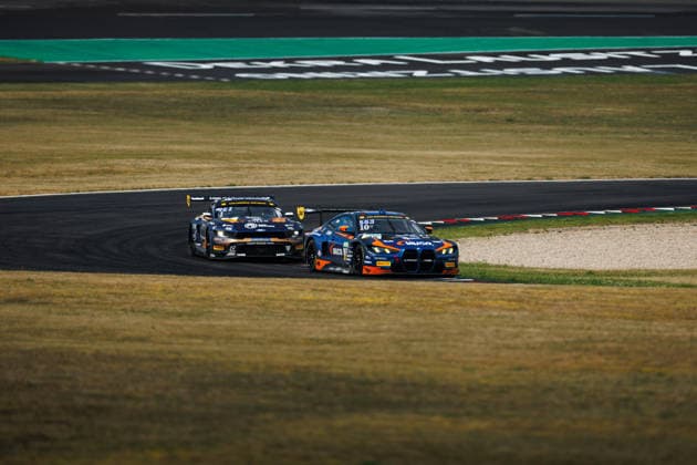 ADAC GT Masters, 5. + 6. Rennen DEKRA Lausitzring 2026 10 BMW M4 GT3 Evo, FK Performance Motorsport: Fabio Rauer, Storm Gjerdrum, 1 Ford Mustang GT3, Haupt Racing Team: Max Reis, Emil Gjerdrum - picture by Gruppe C Photography Schipkau DEKRA Lausitzring Brandenburg Germany Copyright: xGruppexCxPhotographyx