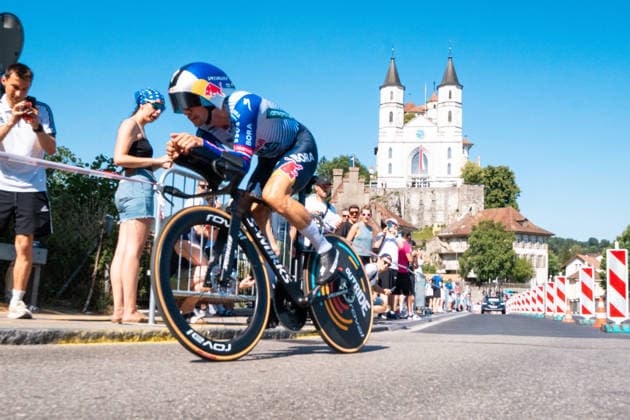 AARBURG, SWITZERLAND - JUNE 20: Primoz Roglic of Slovenia and Red Bull - BORA - hansgrohe in action during the 89th Tour de Suisse 2026 on June 20, 2026 in Aarburg, Switzerland. *** AARBURG, SWITZERLAND, JUNE 20 Primoz Roglic of Slovenia and Red Bull BORA hansgrohe in action during the 89th Tour de Suisse 2026 on June 20, 2026, in Aarburg, Switzerland,detected_source_language Copyright: xJustPictures.ch PascalxvonxBürenx jp-en-EuSpIm-Pavo_Fotografie-679345