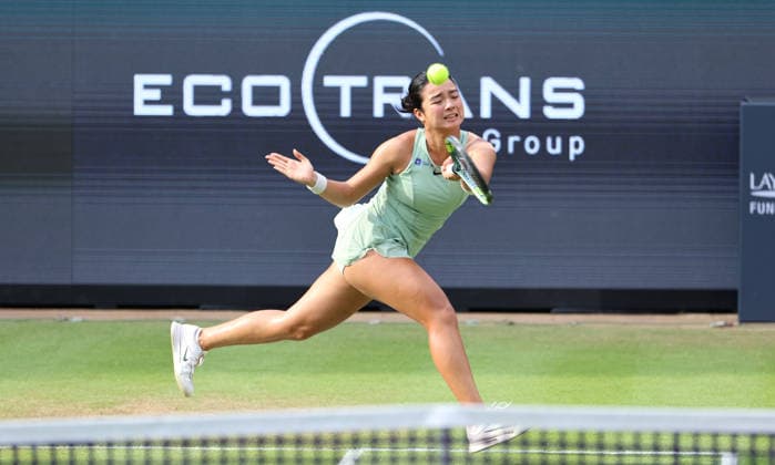 Alexandra Eala (PHI) Einzelbild Freisteller Aktion VANDA Pharmaceuticals Berlin Tennis Open Damen 20.06.2026 *** Alexandra Eala PHI Single Image Cutout Action Sports VANDA Pharmaceuticals Berlin Tennis Open Womens 20 06 2026,detected_source_language