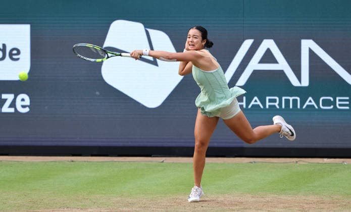 Alexandra Eala (PHI) Einzelbild Freisteller Aktion VANDA Pharmaceuticals Berlin Tennis Open Damen 20.06.2026 *** Alexandra Eala PHI Single Image Cutout Action Sports VANDA Pharmaceuticals Berlin Tennis Open Womens 20 06 2026,detected_source_language