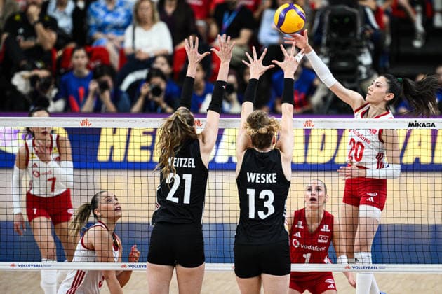 Volleyball, Women's, Nations League, Turkey v Germany