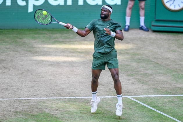 Frances TIAFOE (USA) 20.06.2026 ¢ Tennis ¢ TERRA WORTMANN OPEN ¢ ATP, Tennis Herren 500, heristo-arena-Halle (Westfalen), TERRA WORTMANN OPEN, NRW Germany *** Frances TIAFOE USA June 20, 2026 ¢ Tennis ¢ TERRA WORTMANN OPEN ¢ ATP 500, heristo arena Halle Westfalen, TERRA WORTMANN OPEN, North Rhine-Westphalia, Germany,detected_source_language Copyright: xpepphotox xPeterxEppingerx pep00321, pep_20260620_hm_377998