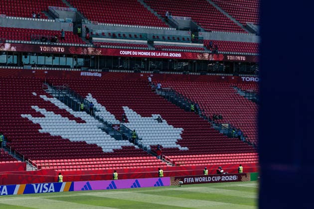 A general view of Toronto Stadium during the FIFA World Cup, WM, Weltmeisterschaft, Fussball game between Germany and Ivory Coast at Toronto Stadium on June 20, 2026 in Toronto, Ontario, Canada  Copyright: xCurtisxWongx xSPPx Sportspressphoto_SPR171684