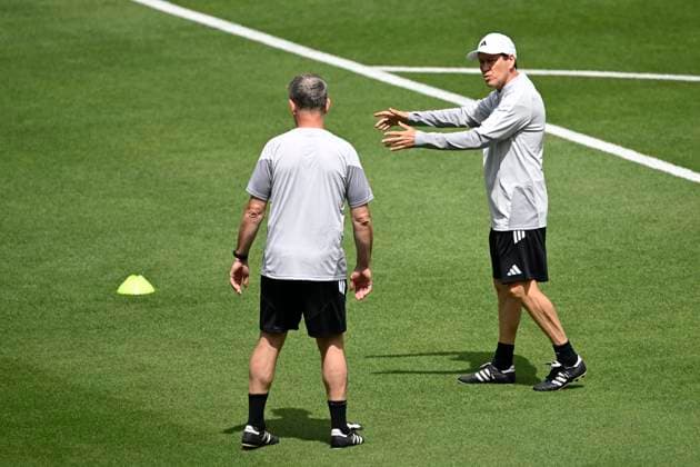 Belgian national football team - FIFA World Cup, WM, Weltmeisterschaft, Fussball 2026 - media activities 20 06 2026 LOS ANGELES, UNITED STATES OF AMERICA - JUNE 20 : Garcia Rudi head coach of Belgium pictured during a training session at Carson Sports Park prior to the Belgium vs Iran match during the 2026 FIFA World Cup on June 20, 2026 in Los Angeles, United States of America, 20 06 2026 Los Angeles United States of America  Copyright: xNicoxVereeckenx