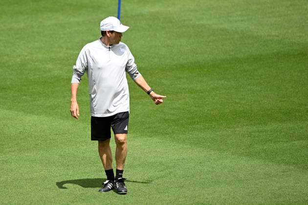 Belgian national football team - FIFA World Cup, WM, Weltmeisterschaft, Fussball 2026 - media activities 20 06 2026 LOS ANGELES, UNITED STATES OF AMERICA - JUNE 20 : Garcia Rudi head coach of Belgium pictured during a training session at Carson Sports Park prior to the Belgium vs Iran match during the 2026 FIFA World Cup on June 20, 2026 in Los Angeles, United States of America, 20 06 2026 Los Angeles United States of America  Copyright: xNicoxVereeckenx