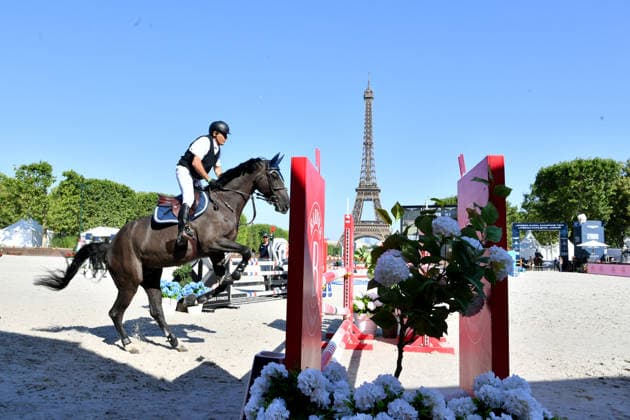 Serge Varsano sur Ostwind 59 - Prix Joone lors de la 12ème édition Longines Paris Eiffel Jumping au pied de la Tour Eiffel sur le Champ-de-Mars à Paris, France le 20 juin 2026 Perusseau Veeren Bestimage Prize Joone at the 12th Longines Paris Eiffel Jumping event at the foot of the Eiffel Tower on the Champ de Mars in Paris, France on June 20, 2026 Paris France  Copyright: xVeeren-Perusseau BestimagexVeeren-Perusseau Bestimagex