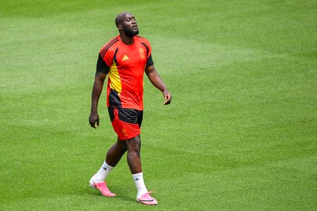 Belgian national football team - FIFA World Cup, WM, Weltmeisterschaft, Fussball 2026 - media activities 20 06 2026 LOS ANGELES, UNITED STATES OF AMERICA - JUNE 20 : Lukaku Romelu forward of Belgium pictured during a training session at Carson Sports Park prior to the Belgium vs Iran match during the 2026 FIFA World Cup on June 20, 2026 in Los Angeles, United States of America, 20 06 2026 Los Angeles United States of America  Copyright: xNicoxVereeckenx
