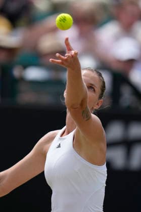Lexus Nottingham Open - Day Six Karolina Pliskova competes during her semi-final singles match at the 2026 Lexus Nottingham Open Women s tennis tournament at the Nottingham Tennis Centre in Nottingham, England, on June 20, 2026. Nottingham Great Britain United Kingdom  Copyright: xOwenxHammondx originalFilename:hammond-2026lexu260620_npFuS.jpg