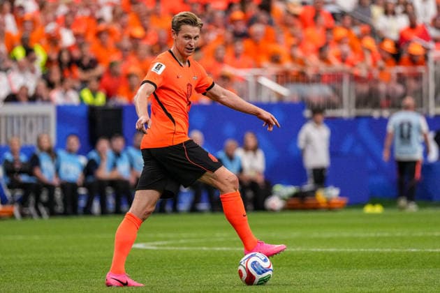 Frenkie de Jong of the Netherlands during the match between the Netherlands and Sweden in the second round of the group stage of the 2026 World Cup, held at Houston Stadium in Houston, United States. Richard Callis Fotoarena (Richard Callis SPP)  Copyright: xRichardxCallisx xSPPx spp-en-RiCa-2965651
