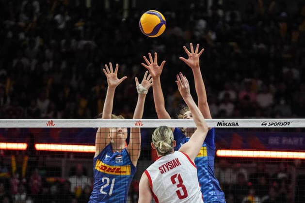 Volleyball, Women's, Nations League, Netherlands v Poland