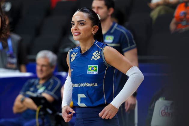 China V Brazil - Volleyball Nations League 2026 Ankara Stage Natalia Araujo 5 participates in the FIVB Volleyball Nations League (VNL) match between China and Brazil at the Ankara Arena in Ankara, Turkey, on June 20, 2026. Ankara Turkey  Copyright: xÃ‡aÄülarxOskayx originalFilename:oskay-chinavbr260620_npk3e.jpg