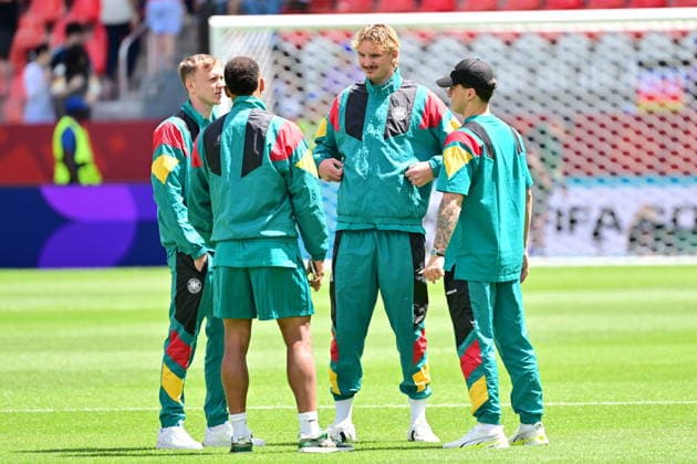 FIFA World Cup, WM, Weltmeisterschaft, Fussball 2026 - Group E - Germany vs Ivory Coast Players of Germany inspect the pitch ahead of the FIFA World Cup 2026 group stage match Germany against Ivory Coast, in Toronto, Canada, 20 June 2026. TORONTO United States  Copyright: xEDUARDOxLIMAx