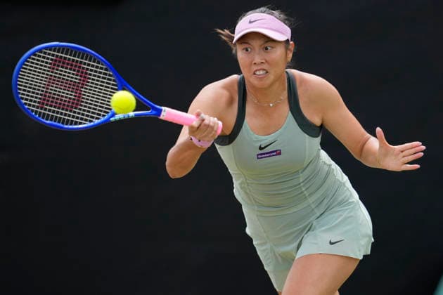 Lexus Nottingham Open - Day Six Hao Ching Chan competes during the semi-final doubles match at the 2026 Lexus Nottingham Open Women s tennis tournament at the Nottingham Tennis Centre in Nottingham, England, on June 20, 2026. Nottingham Great Britain United Kingdom  Copyright: xOwenxHammondx originalFilename:hammond-2026lexu260620_npYEY.jpg