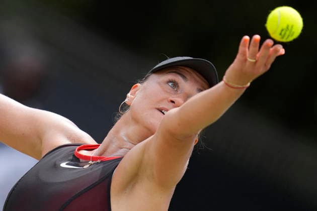 Lexus Nottingham Open - Day Six Iryna Shymanovich competes during the semi-final doubles match at the 2026 Lexus Nottingham Open Women s tennis tournament at the Nottingham Tennis Centre in Nottingham, England, on June 20, 2026. Nottingham Great Britain United Kingdom  Copyright: xOwenxHammondx originalFilename:hammond-2026lexu260620_np2eC.jpg