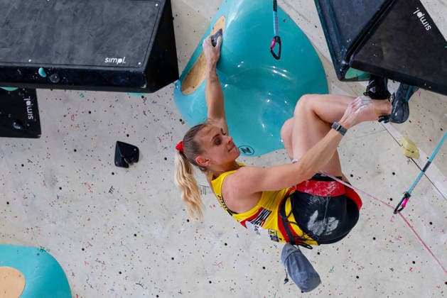 CLIMBING - World Climbing Series INNSBRUCK,AUSTRIA,20.JUN.26 - CLIMBING - World Climbing Series, lead. Image shows Heloise Doumont (BEL).  GEPAxpictures xMarkoxVulic