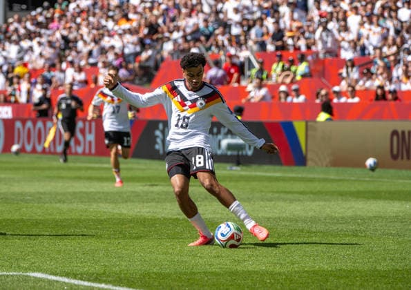 Soccer, Mens, 2026 FIFA World Cup, Group E match in Toronto, Matchday 2, Germany vs. Ivory Coast, Nathaniel Brown (Germany), June 20, 2026,,detected_source_language Copyright: xMatthiasxKochx
