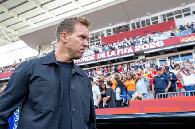 Soccer, Mens, 2026 FIFA World Cup, Group E match in Toronto, Matchday 2, Germany vs. Ivory Coast, Coach Julian Nagelsmann (Germany), June 20, 2026,,detected_source_language Copyright: xMatthiasxKochx