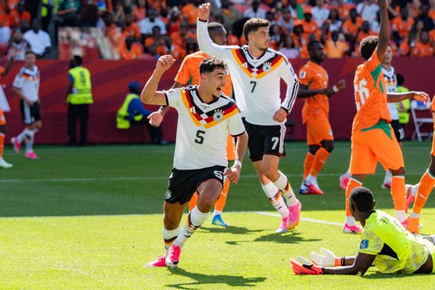 2026 FIFA World Cup, Group E, Match 2, Germany vs. Ivory Coast, June 20, 2026, at Toronto Stadium, Toronto; Foul, Goal, VAR, Aleksandar Pavlovic, Germany,detected_source_language Copyright: xBahhoxKarax