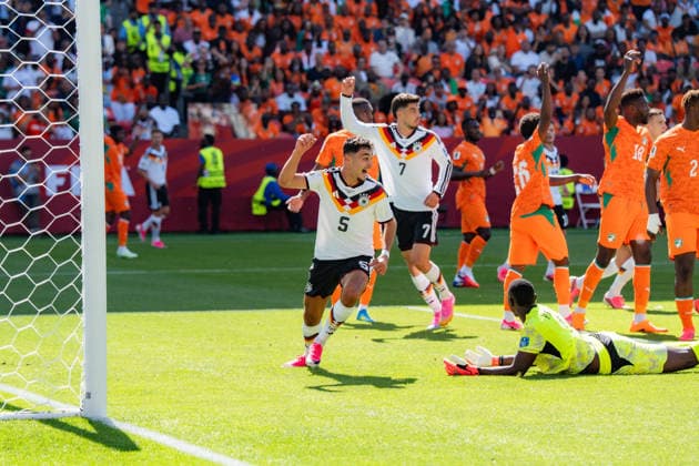 2026 FIFA World Cup, Group E, Match 2, Germany vs. Ivory Coast, June 20, 2026, at Toronto Stadium, Toronto; Foul, Goal, VAR, Aleksandar Pavlovic, Germany,detected_source_language Copyright: xBahhoxKarax